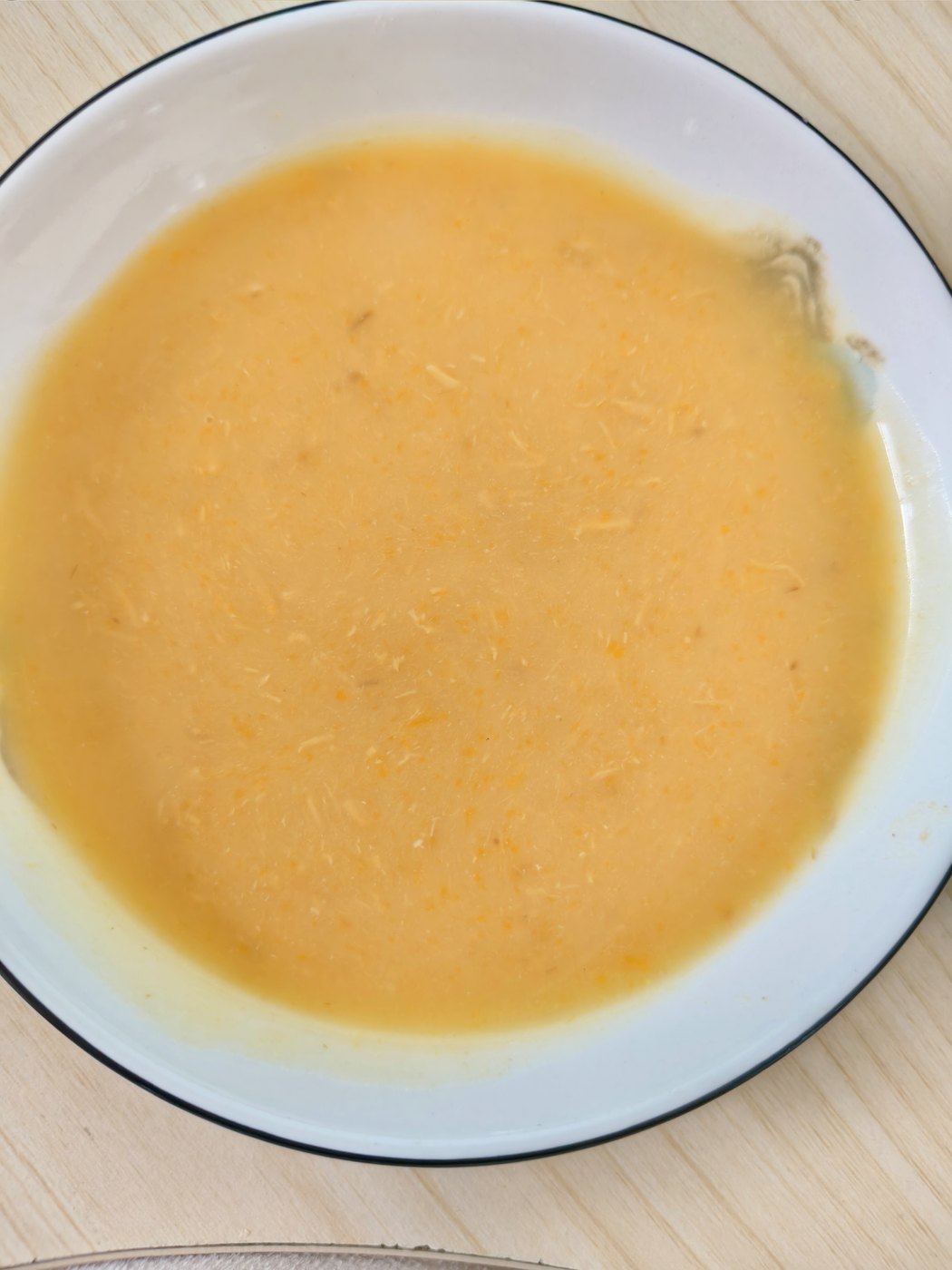 Tuna pumpkin soup pouch