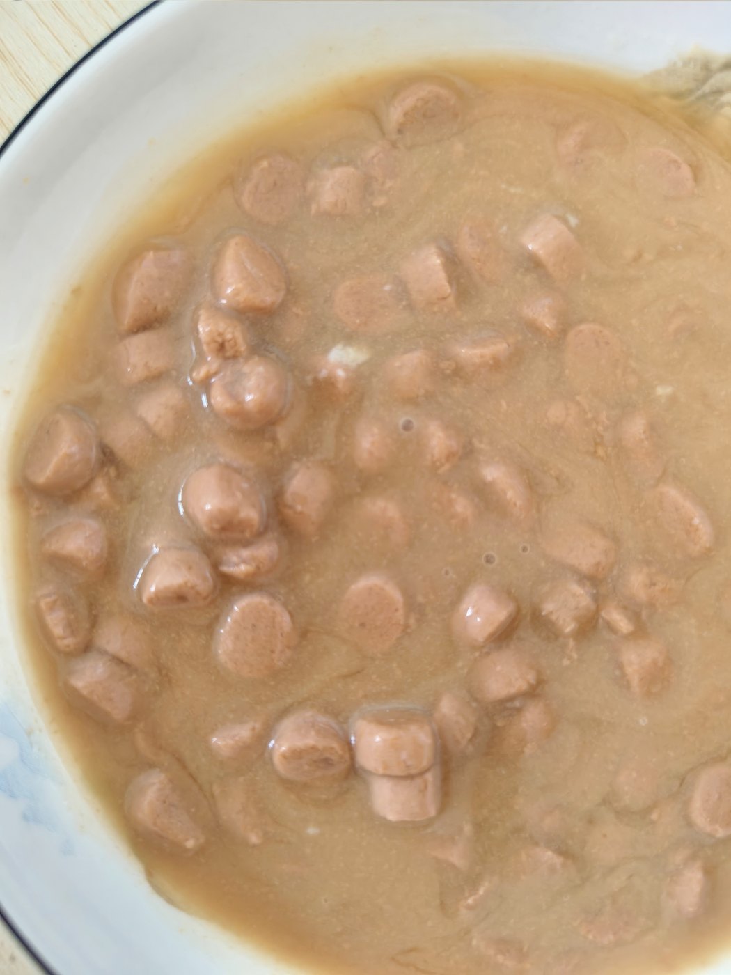 Minced meat pouch