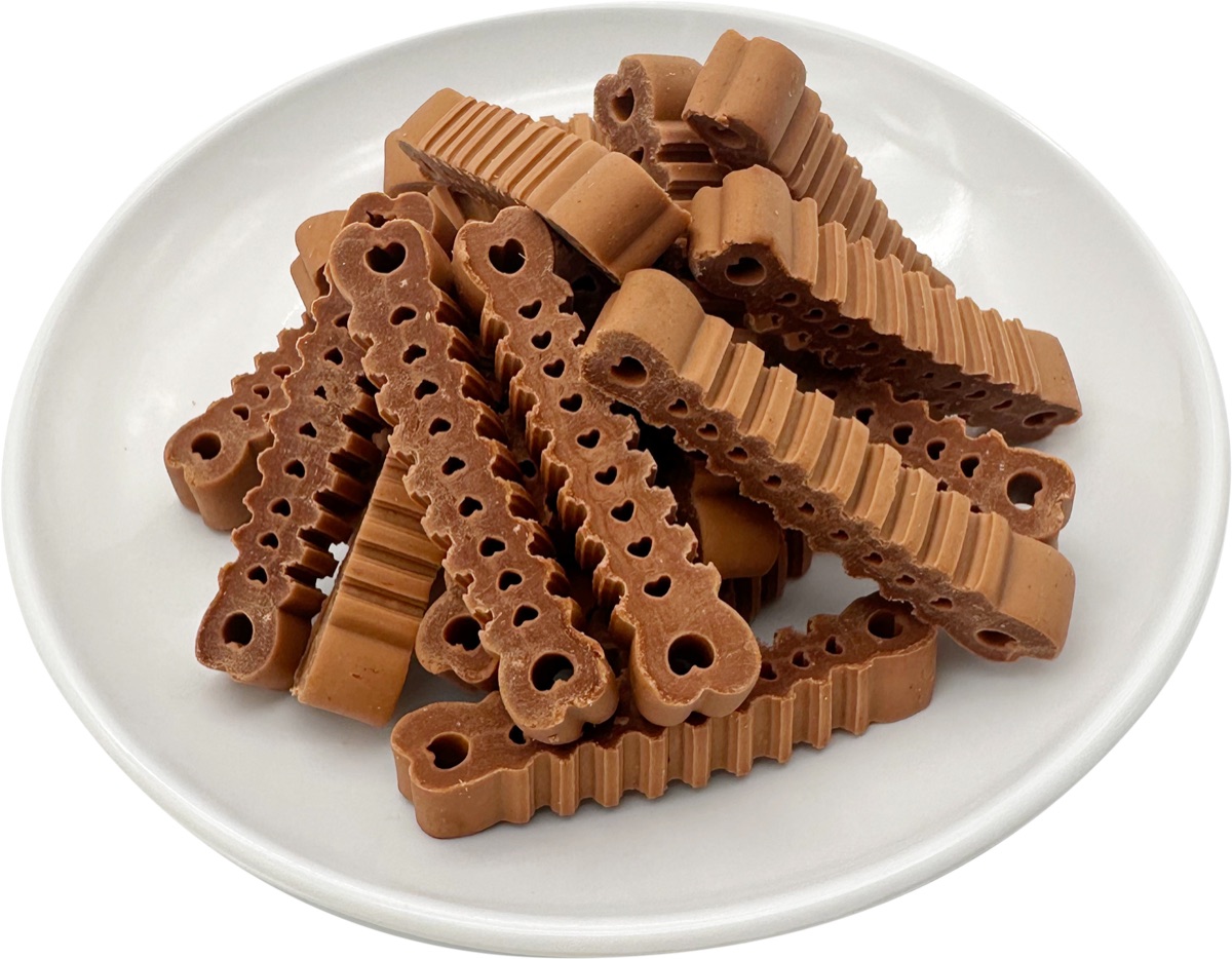Ridged chew