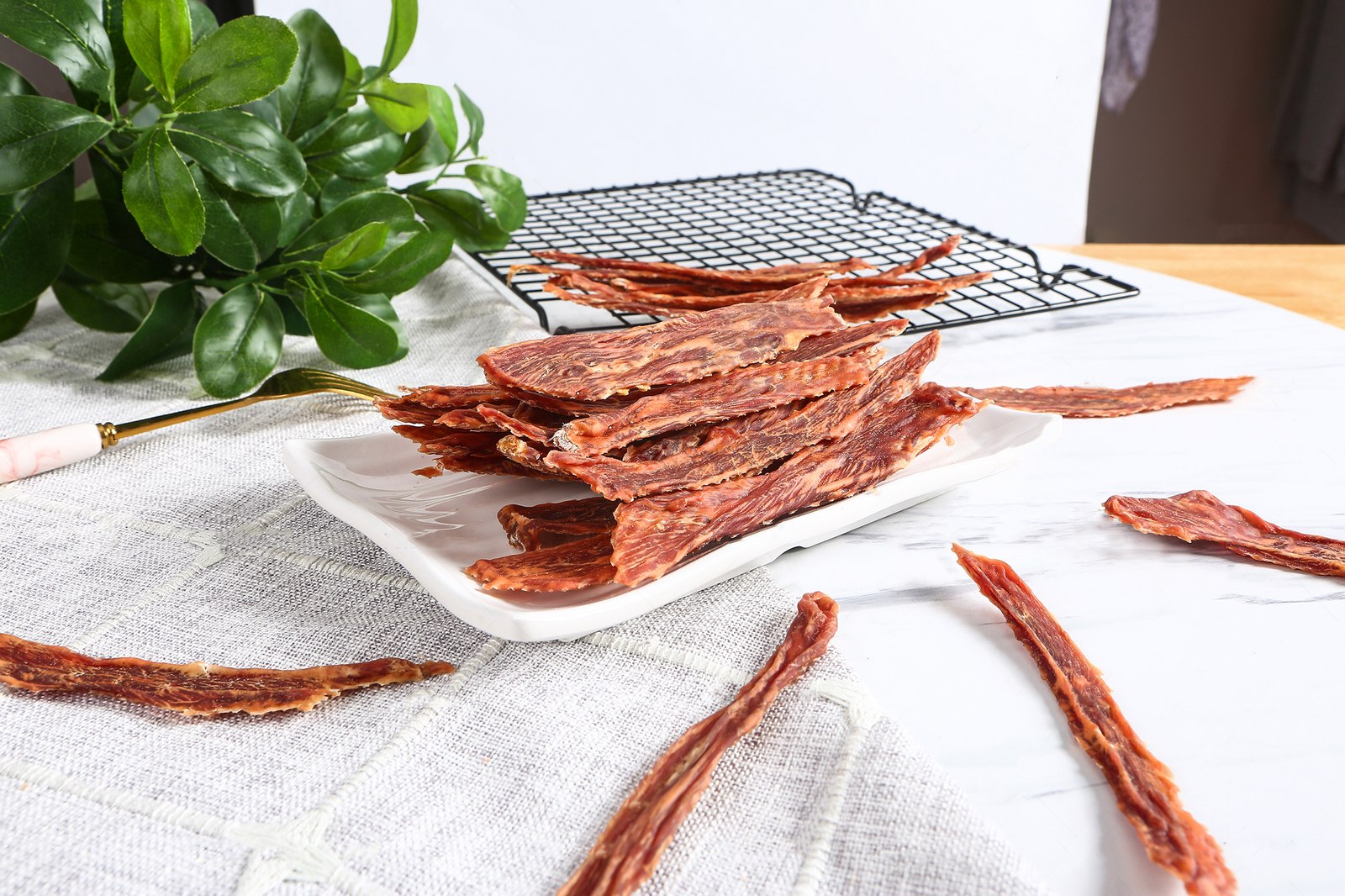 Duck breast slice